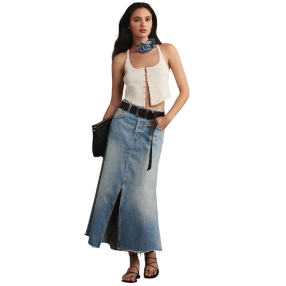NWT’S Denim CITIZENS OF HUMANITY Mina Reworked Skirt in Brielle SZ 28